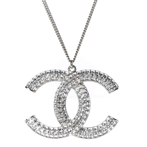 chanel crystal|crystal Chanel necklace.